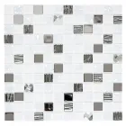 Fliesen - öntapadós mozaik (fehér mix, 30x30cm)