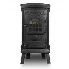 Nordflam verdo öntvény kandalló főzőfelülettel névleges teljesítmény: 7 kw hátsó füstcső-kivezetés, csatlakozóátmérő: 120 