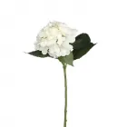 Mica decorations - selyemvirág (hortenzia, fehér, 51cm)
