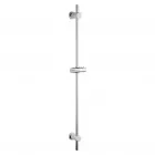 Camargue zuhanytartó rúd boha 105 cm, króm Állítható magasság  Állítható dőlés  rugalmas rögzítés  modern dizájn 
