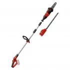Akkufeszültség: 20 v sövényvágó kés hossza: 40 cm láncfűrész hossza: 20 cm teleszkópos nyél állíthatósága: 88-182 cm oregon