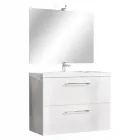 A riva compact mosdószekrény fehér színben modern választás fürdőszobábapraktikus mérete: 79,6x53,7x38,6 cm, helytakarékos kialak