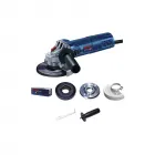 Bosch sarokcsiszoló 900 w-os motorral ideális közepesen nehéz munkákhoz11000 percenkénti fordulatszám biztosítja a gyors vágást é