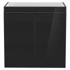 2 ajtós mérete: 60 x 46 x 60 cm antracitszínű magasfényű kivitel rögzítés módja: fali készre szeret állapotban