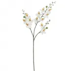 Mica decorations - selyemvirág (lepkeorchidea, fehér, 75cm)