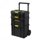 Moduláris időjárásálló auto-lock csatlakozás 35 mm vastag fém teleszkópos kar fémcsatos ládákkal teherbírás: 45 kg