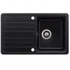 Evido home 45s antracit mosogatótálca  mérete: 765 x 460 / 190 mm hagyományos, felülről beépíthető kivitel  forgatható medence 2