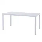 California - kerti asztal (160x82x80cm, fehér)