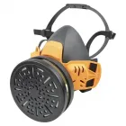 A wolfcraft munkavédelmi maszk a1 szűrőosztállyal készült, cserélhető szűrővel kompatibilis a wolfcraft abek, a1 és p3 pótszűr�