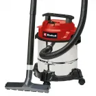 Az einhell tc-vc 1812/1 s száraz-nedves porszívó ideális otthoni és műhelyhasználatra 1250 w teljesítményű motor és 12 l rozsdame