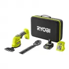 Ryobi one+ akkus sövényvágó és fűnyíró szett ry18gsa-120t  2 az 1-ben funkció: pázsit- és sövényvágás egyetlen eszközzel sz