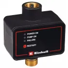 Einhell Átfolyáskapcsoló (elektronikus) automatikus be- és kikapcsolás szárazonfutás elleni védelem beépített visszacsapó szelep 