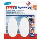 Ovális forma színe: fehér 2 db/csomag könnyen eltávolítható max. 2 kg-os súly megtartására