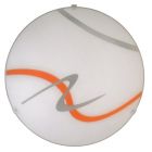 RÁbalux soley - mennyezeti lámpa (1xe27, Ø30, fehér-narancssárga)