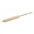 Anyaga: fa és fém Átmérője: 5 cm sütőfelület hossza: 27 cm