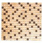 FLIESEN QUADRAT CRYSTAL MIX - mozaik (bézs, 32x30cm)