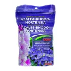Azáleákhoz, rododendronhoz és hortenziához mikrogranulátum formában  visszazárható, álló tasakban