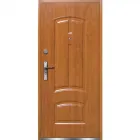 Az ra040 típusú fém bejárati ajtó aranytölgy színben, 97 x 205 cm-es méretben készülaz 1,5 mm vastag tok és 0,8 mm vastag szárny