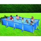 Az intex merevfalú medence 450x220x84 cm méretben könnyen telepíthető a kertbenerős acél váz merev tartást és nagyobb stabilitást