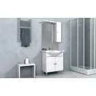 A baden haus mosdószekrény 75 cm-es kivitele ideális kis és közepes fürdőszobákbavilágos fehér színének köszönhetően letisztu