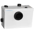 Sanipump basic wc+2 kompakt darálós wc egyszerű telepítés bontás nélkül Öblítőtartály méretű kialakítás rákötések wc-hez,