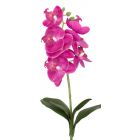 ARTFLEUR - selyemvirág (lepkeorchidea levéllel, pink, 35cm)