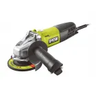 Ryobi márkájú sarokcsiszoló 800 w teljesítménnyel megbízhatóan dolgozika 12 000 fordulat/perc maximális fordulatszám gyors előreh