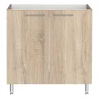 2 ajtós mérete: 84 x 80 x 50 cm praktikus tárolás világos sonoma tölgy színű lapraszerelt