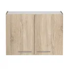 2 ajtós mérete: 80 x 60 x 32 cm praktikus tárolás világos sonoma tölgy színű lapraszerelt