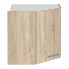 1 ajtós mérete: 60 x 60 x 60 cm praktikus tárolás világos sonoma tölgy színű lapraszerelt
