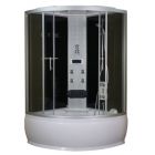 SANOTECHNIK SALSA TR20 - hidromasszázs zuhanykabin (120x120x228cm, íves)