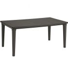 ALLIBERT FUTURA - kerti asztal (165x95x75cm, grafit)
