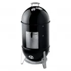 Faszenes grill, víztálcával, beépített hőmérő grillező felület: 47 cm 2 db krómozott grillrács szabályozható szellőztető por