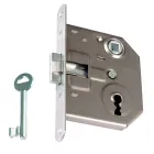 ABUS BZ55N - bevésőzár 55mm-es bevésőzár egyszeres reteszelés univerzális jobbra és balra nyíló ajtókhoz beltéri ajtókba