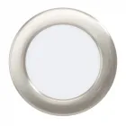 Eglo fueva 5 - beépíthető spotlámpa (led, Ø11,7cm, nikkel, természetes fehér)