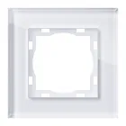 Elektromaterial art100 - 1-es keret (üveg, fehér)
