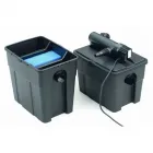 PONTEC MULTICLEAR SET 5000 - átfolyószűrőszett 8000 l-es tavakhoz szivattyú teljesítménye: 1500 l/h 7 w-os uv-c-előtisztítóval