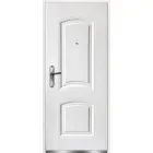 Ra08-02 - lépcsőházi fém bejárati ajtó (97x205, balos, fehér)