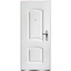 Ra08-02 - lépcsőházi fém bejárati ajtó (97x205, jobbos, fehér)