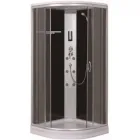 Sanotechnik bh1171 - hidromasszázs zuhanykabin (100x100x209cm, íves)