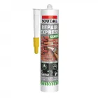 SOUDAL REPAIR EXPRESS - cement (szürke, 280ml) Bel- és kültéri használatra használatra kész kötés után festhető nem zsugorodik szilikonpisztollyal alkalmazható rendkívül egys