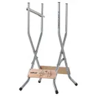 Összecsukható teherbírás: max. 100 kg csövek átmérője: 26 mm Összecsukott méret: 54 x 10 x 23 cm csúszásbiztos lábak