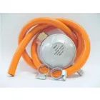 Nyomáscsökkentő reduktor egységcsomag gázpalackhoz, gáztűzhelyhez vagy infrasugárzóhoz is alkalmas 30 mbar nyomás tartalma: 1 m-es