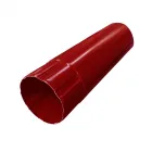 Bravo - ereszcsatorna-lefolyócső (fém, vörösbarna, dn90, 4m)