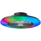 Led lámpával felszerelt mennyezeti ventilátor beépített led, 40 w teljesítmény, 4700 lumen fényerő Állítható színhőmérséklet