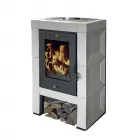 Domofire csempekandalló csempeberakással névleges teljesítmény: 7 kw füstcsőkivezetés: felső füstcsőátmérő: 150 mm elhelyezés