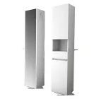 Fehér színű 2 ajtós  1 fiókos 1 polcos készre szerelt állapotban