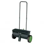 Egyenletes adagolás 45 cm szórószélesség 12 l űrtartalom 20 cm-es kerekekkel