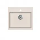 Evido quadro 6 gránit mosogatótálca  60 cm-es szekrényméret 565 x 510 / 200 mm méret felülről beépíthető kivitel 1 csaplyuk, 4 k