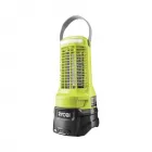 RYOBI ONE+ RY18BZA-0 - akkus rovarcsapda (18V, akku és töltő nélkül) Szúnyogok és más rovarok ellen kivehető rovargyűjtő tálca hatóterület: 79 m2 uv fénycső: 10,6 w akkumulátor és töltő nélkü